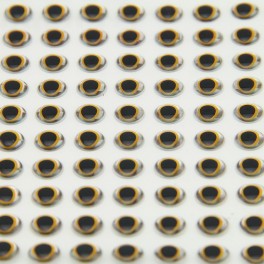 Yeux 3D - Argent OR -Oval Pupil- 6mm - 196 pcs YEU717 pour LEURRES ou TETES PL Yeux 3D - Argent OR -Oval Pupil- 6mm - 196 pcs YEU717 pour LEURRES ou TETES PL