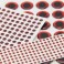 Yeux 3D - Rouge - 10mm - 72 pcs YEU706 pour LEURRES ou TETES PLOMBEES