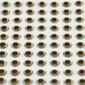 Yeux 3D - Argent OR Oval Pupil - 9mm - 100 pcs YEU719 pour LEURRES ou TETES PL