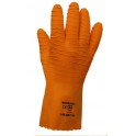 PAIRE DE GANTS LATEX ORANGE MAPROTEC EPIFOOD T10 LAS-530