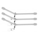 POCH. 3x ANTI-TANGLE - 10 CM - TRANSPARENT