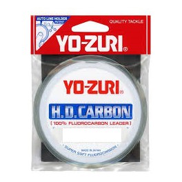 NYLON YO-ZURI FLUORO HD CARBON - CLEAR - 130 lbs (1.22) - 27 m