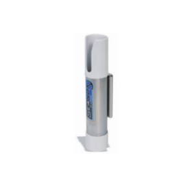 SUPPPORT  CANNE INOX TUBE OUVERT SUR GLISSIERE