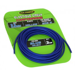 Elastique Creux - 2,0mm - Bleu - 3m - FUN FISHING ---ndd
