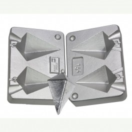 MOULE A PLOMBS PYRAMIDE PORTUGAIS 130-180 GRS A9 - MOU154 MOULE A PLOMBS PYRAMIDE PORTUGAIS 130-180 GRS A9 - MOU154