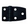 2 CHARNIERES HEXAGONALE NYLON NOIR 35X56 MM