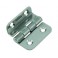 2 CHARNIERES DEPORTEES CARRE INOX 33/40 MM