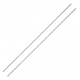 AIGUILLE A VERS Inox - BISEAUTÉES 20cm Ø 0.9 DU TUBE 2