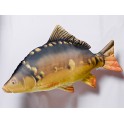 COUSSIN PELUCHE POISSON CARPE MIROIR XL 90 CM