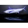 COUSSIN PELUCHE POISSON MARLIN BLEU 118 CM