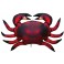 COUSSIN PELUCHE CRABE 60 CM
