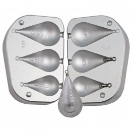 MOULE A PLOMBS POIRE 100-150-200 grs SN6- MOU023 MOULE A PLOMBS POIRE 100-150-200 grs SN6- MOU023