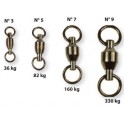 EMERILLON SUR ROULEMENT TORNADO STRONG N5  sachet DE 3 ---ndd