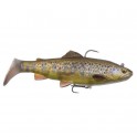 LEURRE SAVAGEAR 4D Trout Spin Shad 11cm 40g MS 03-Dark Brown Trout