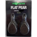 Plombs KORDA Flat Pear Swivel 4 oz - 112 grs Blister (2 pcs)  WEED ---ntt