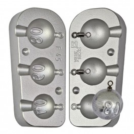 MOULE A PLOMBS BOULE 40-60-80 GRS SN6 - MOU045 MOULE A PLOMBS BOULE 40-60-80 GRS SN6 - MOU045