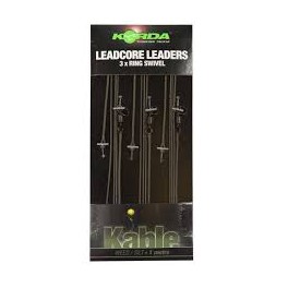 LEADCORE KORDA RING SWIVEL WEED SILT SACHET DE 3