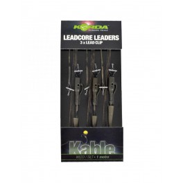 LEADCORE KORDA HYBRID LEAD CLIP WEED SILT SACHET DE 3