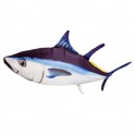 COUSSIN PELUCHE POISSON THON 65 CM ATLANTIC BLUEFIN TUNA