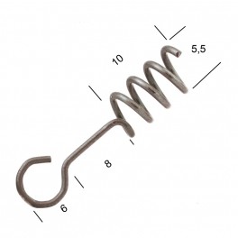 ATTACHE RESSORT R1 PAR 50 - MOU7215- GM pour moules à plombs ATTACHE RESSORT R1 PAR 50 - MOU7215- GM pour moules à plombs