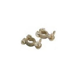 2 COSSES papillon pour batterie en LAITON  