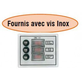 TABLEAU ELECTRIQUE ALU SATINE 3P 