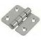 2 CHARNIERES CARRE INOX ---ndd