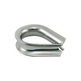 2 COSSES INOX 8 mm  