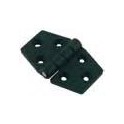 2 CHARNIERE RONDE NYLON NOIR 35x74