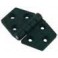 2 CHARNIERE RONDE NYLON NOIR 35x74