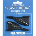 2 COULISSEAUX PLASTI'BOOM 70 mm NOIR