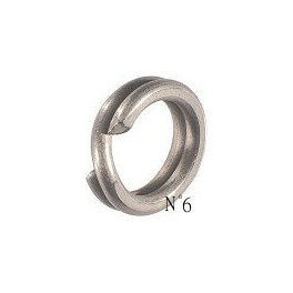 ANNEAUX BRISES RENFORCES SPLIT RING MEDIUM 6 SILV 75lb – DECOY
