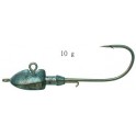 TETES PLOMBEES DECOY 3-8SV 33 PENTAGONE HEAD 10g PCK 3 ---ndd