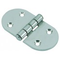2 CHARNIERES RONDES INOX 316 75-40  