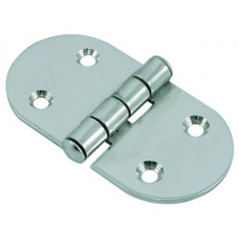 2 CHARNIERES RONDES INOX 316 75-40  