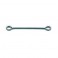 Lot attache tige bouclée NICKELES 100 mm par 100pcs - MOU7299