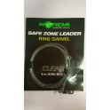 Korda Kamo Leader Ring Swivel 40lb Clear