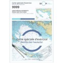 CARTE MARINE SHOM 9999 NSG PLIEE