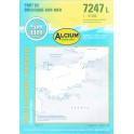 CARTE MARINE SHOM 7247 L PORT DE BOULOGNE SUR MER
