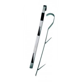 Tige pique de suspension 23cm pour fumage poisson viande Tige pique de suspension 23cm pour fumage poisson viande
