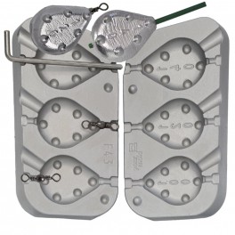 MOULE A PLOMBS MONTRE GRIP 100-120-140 GRS B8-PERCE - MOU043 MOULE A PLOMBS MONTRE GRIP 100-120-140 GRS B8-PERCE - MOU043