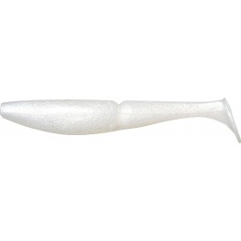 LEURRE SAWAMURA ONE UP SHAD 4 027 SILKY WHITE (hard blister) ---ndd