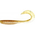 LEURRE MEGABASS X LAYER CURLY 3.5 TINSEL BROWN (7/pack) ---ndd