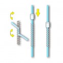 RESSORTS DE BLOCAGE BLOQUE PERLES   N4 - 0,60/0,70 mm sachet de 6