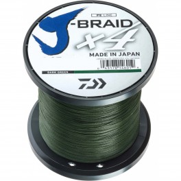 TRESSE DAIWA JBRAID 4B 1350M VERTE 0,25MM - 14,4 Kg TRESSE DAIWA JBRAID 4B 1350M VERTE 0,25MM - 14,4 Kg