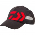 CASQUETTE DAIWA TRUCKER NOIRE LOGO ROUGE
