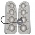 MOULE A PLOMBS TETES PLOMBEES RONDES 40-60-80-100grs - MOU208---ndd