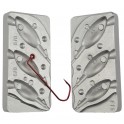 MOULE A PLOMBS TETES PLOMBEES FUSEE 45-60-70 GRS   - MOU015TER---ndd