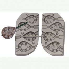 MOULE A PLOMBS Montre Grip Perce 70-80-90-100 Grs MOU058 MOULE A PLOMBS Montre Grip Perce 70-80-90-100 Grs MOU058