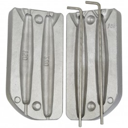 MOULE A PLOMBS OLIVE PERCEE 150-200GRS - MOU068 MOULE A PLOMBS OLIVE PERCEE 150-200GRS - MOU068